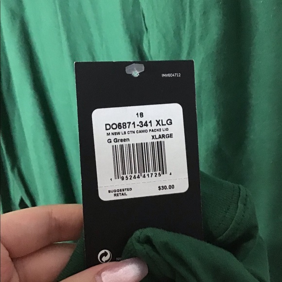 Green Nike Long Sleeve Tee - Picture 2 of 4